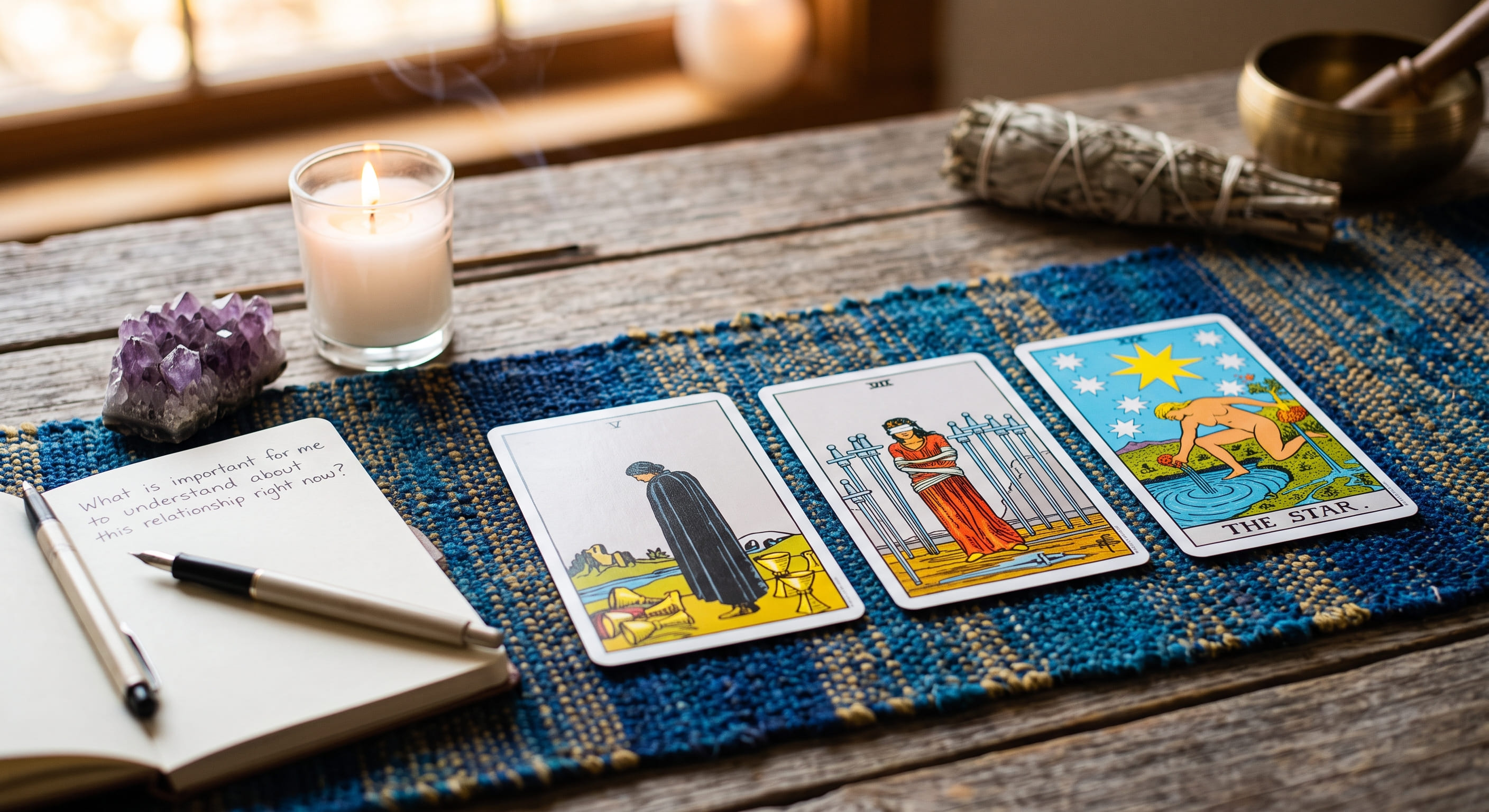 three-card spread